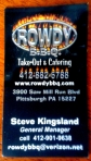 Rowdy BBQ - Business Card